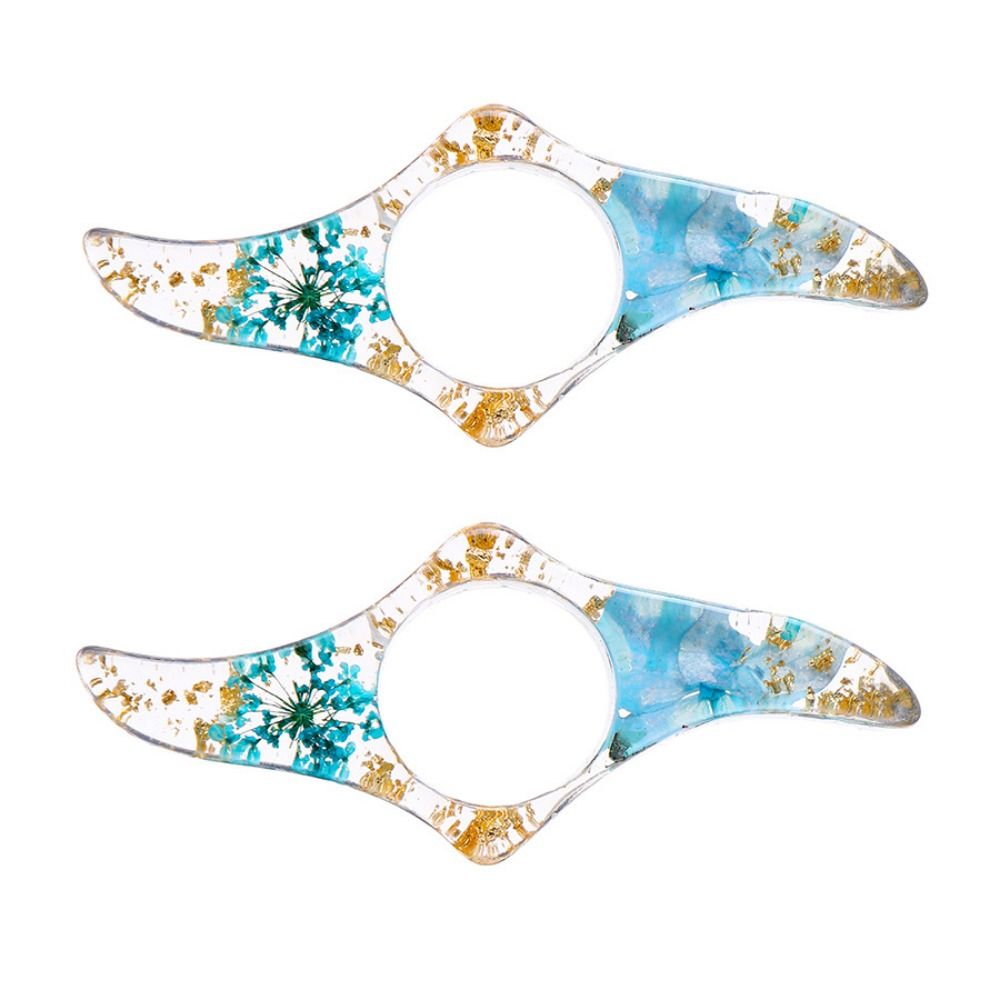 Dried Flower Bookmark - Akrilik Başparmak Kitap Desteği Kurutulmuş Çiçek