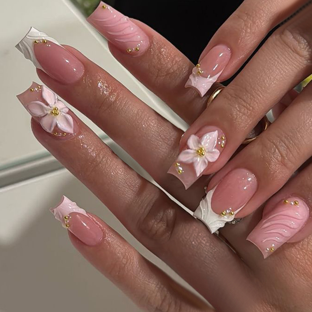 Pressed Flower Art - Kutu başına 24 adet. Dikdörtgen 3D
