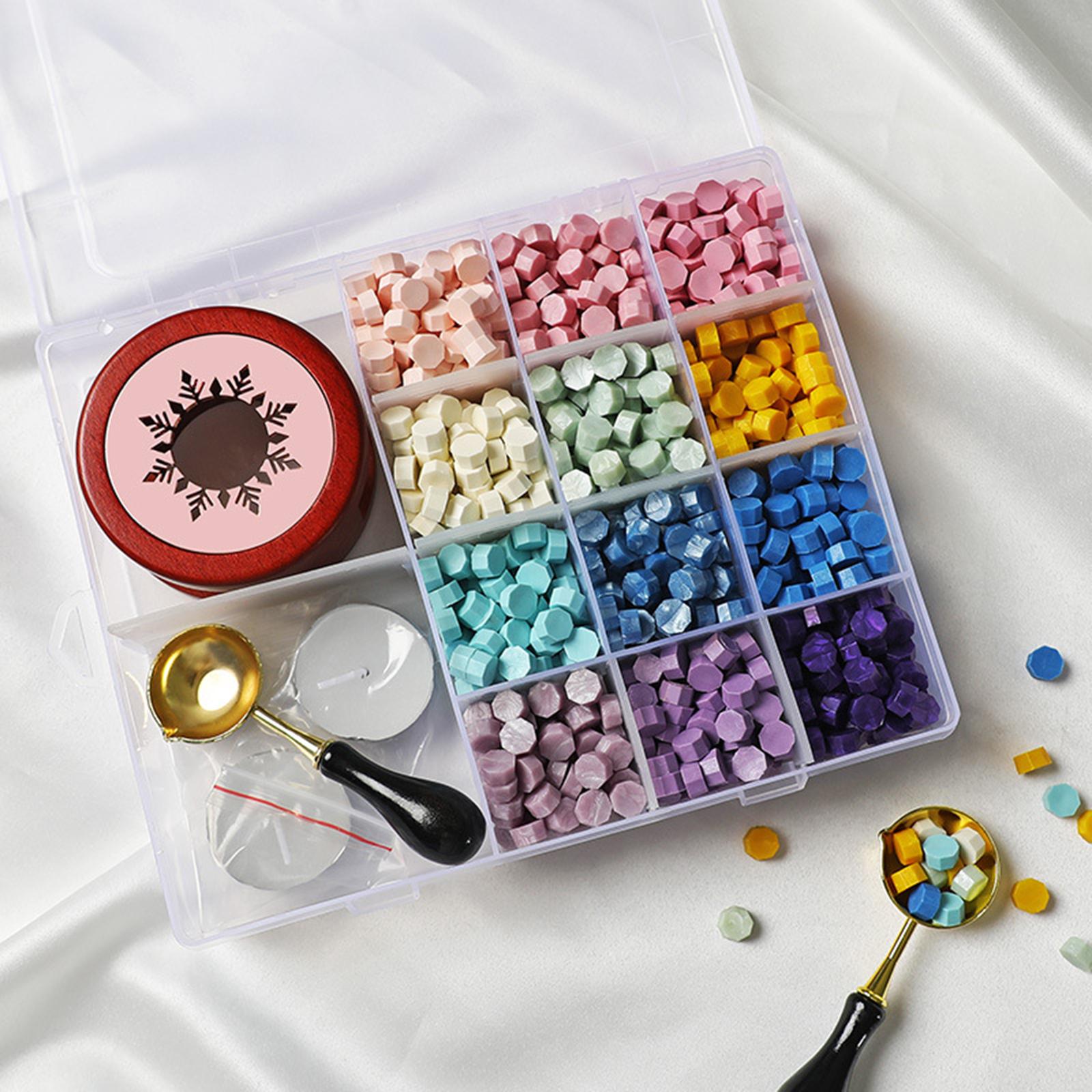 Wax Seal Letter Kit - Kit, Balmumu Eritme Kaşığı Tealight Mumlar