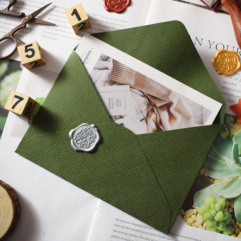 50 adet/grup 20.1x15.1 cm Zarf - Wax Seal Letter Kit incelemesi ve fiyatı
