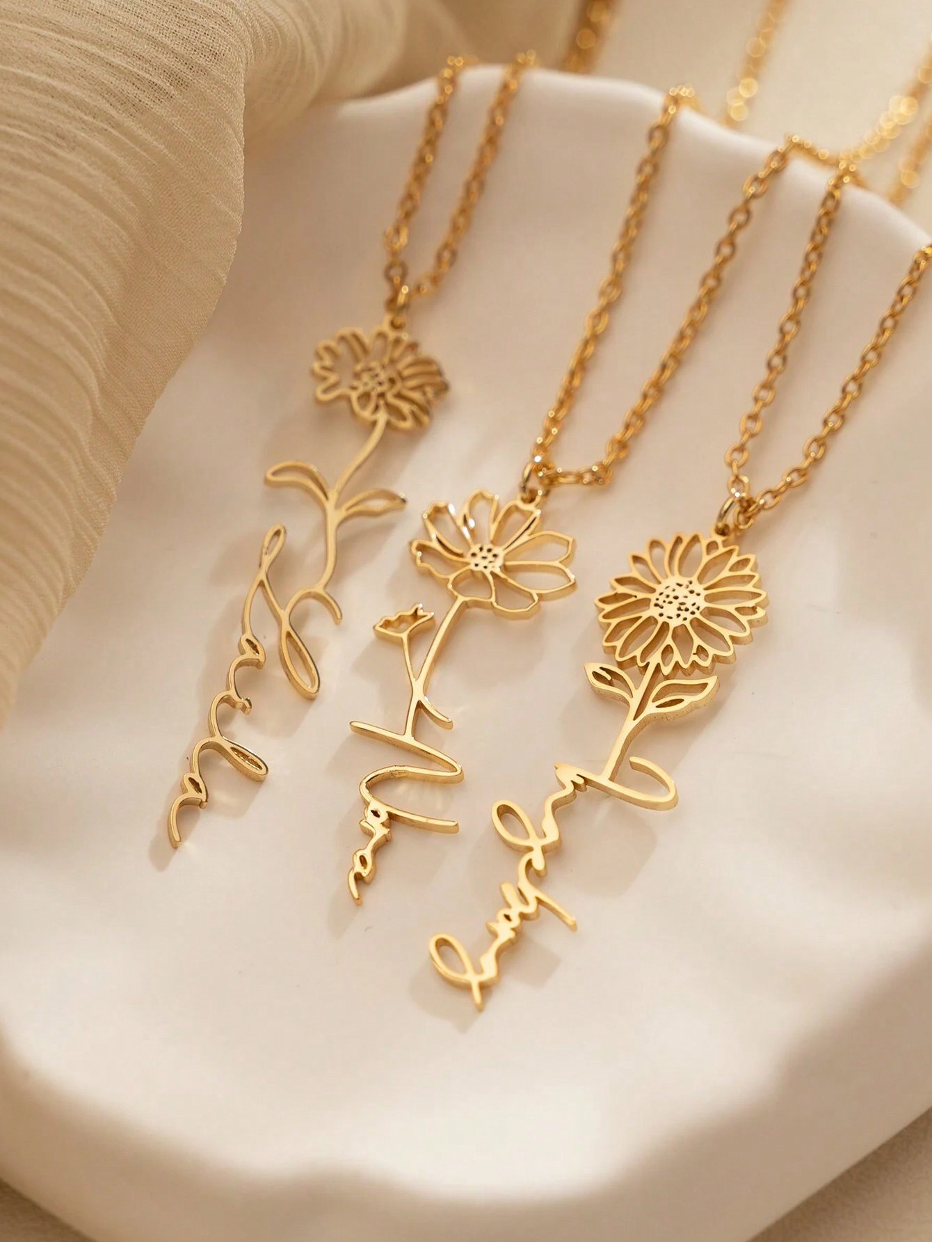 Kadınlar için özel 12 ay doğum - Birth Flower Necklace incelemesi ve fiyatı
