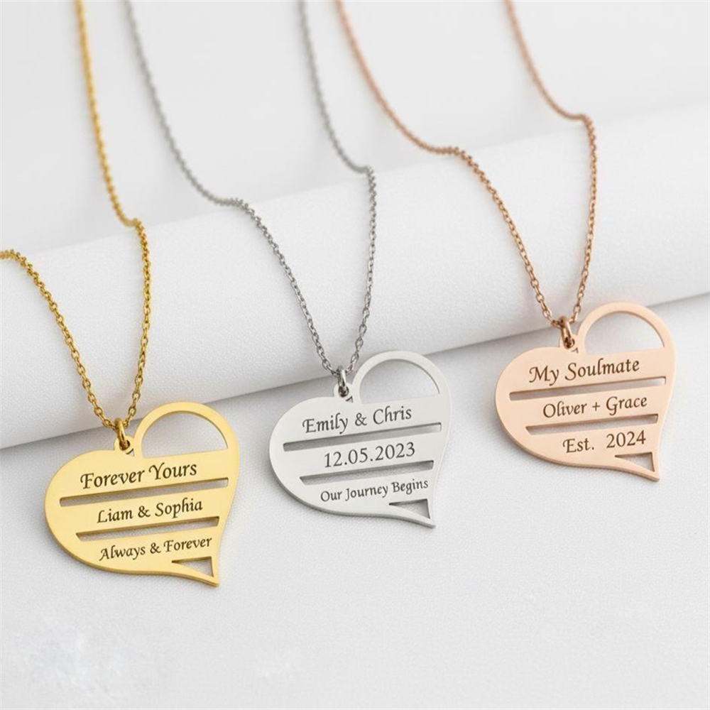 Özel Kalp Kolye Paslanmaz Çeli - Birth Flower Necklace incelemesi ve fiyatı
